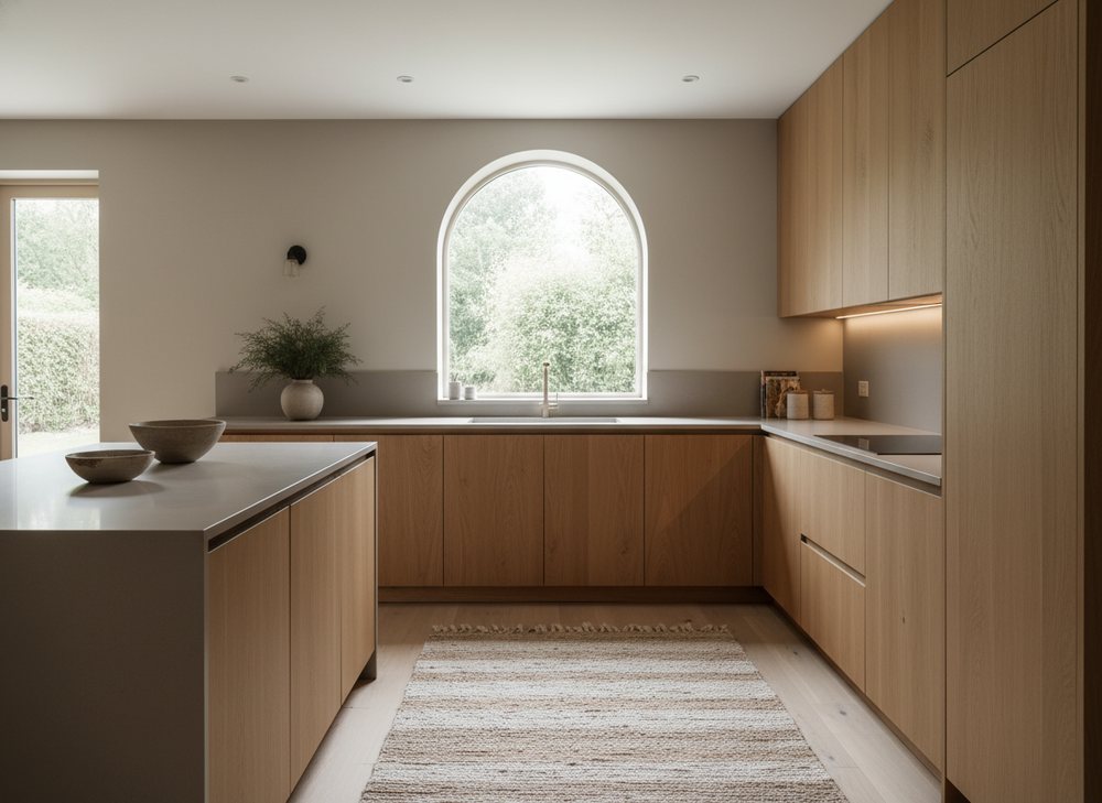 Soft taupe quartz · matte finish